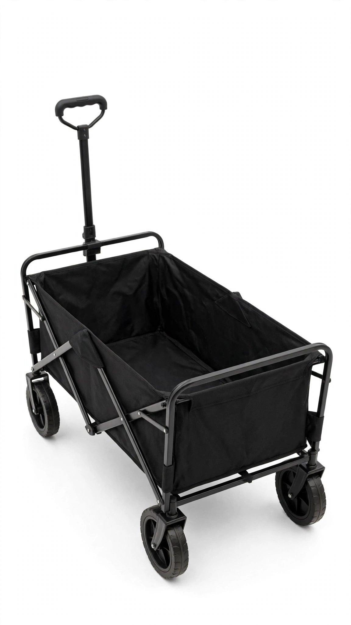 PAKDONKIE Black 150 L Folding Beach Trolley, 120 kg