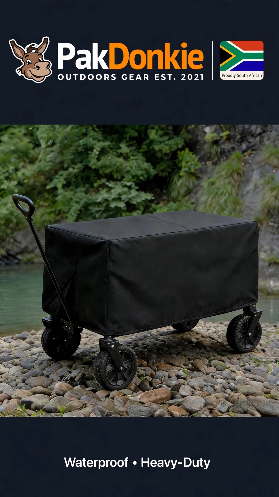 PAKDONKIE Foldable Utility Cart Cover