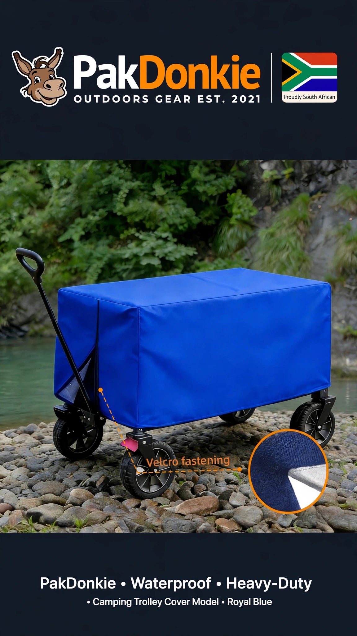 PAKDONKIE Foldable Utility Cart Cover
