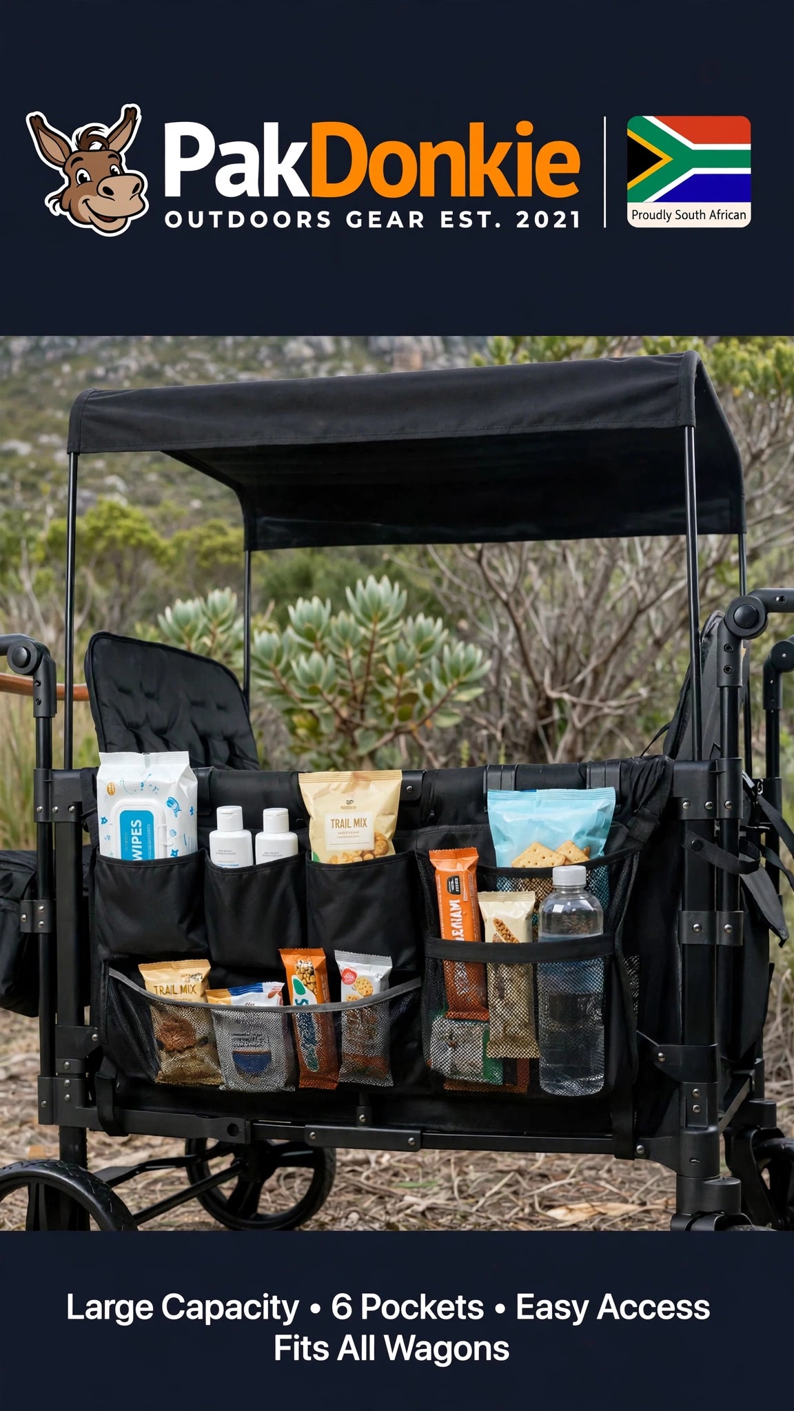 Black Cargo Net & Organiser for WONDERFOLD W-Series