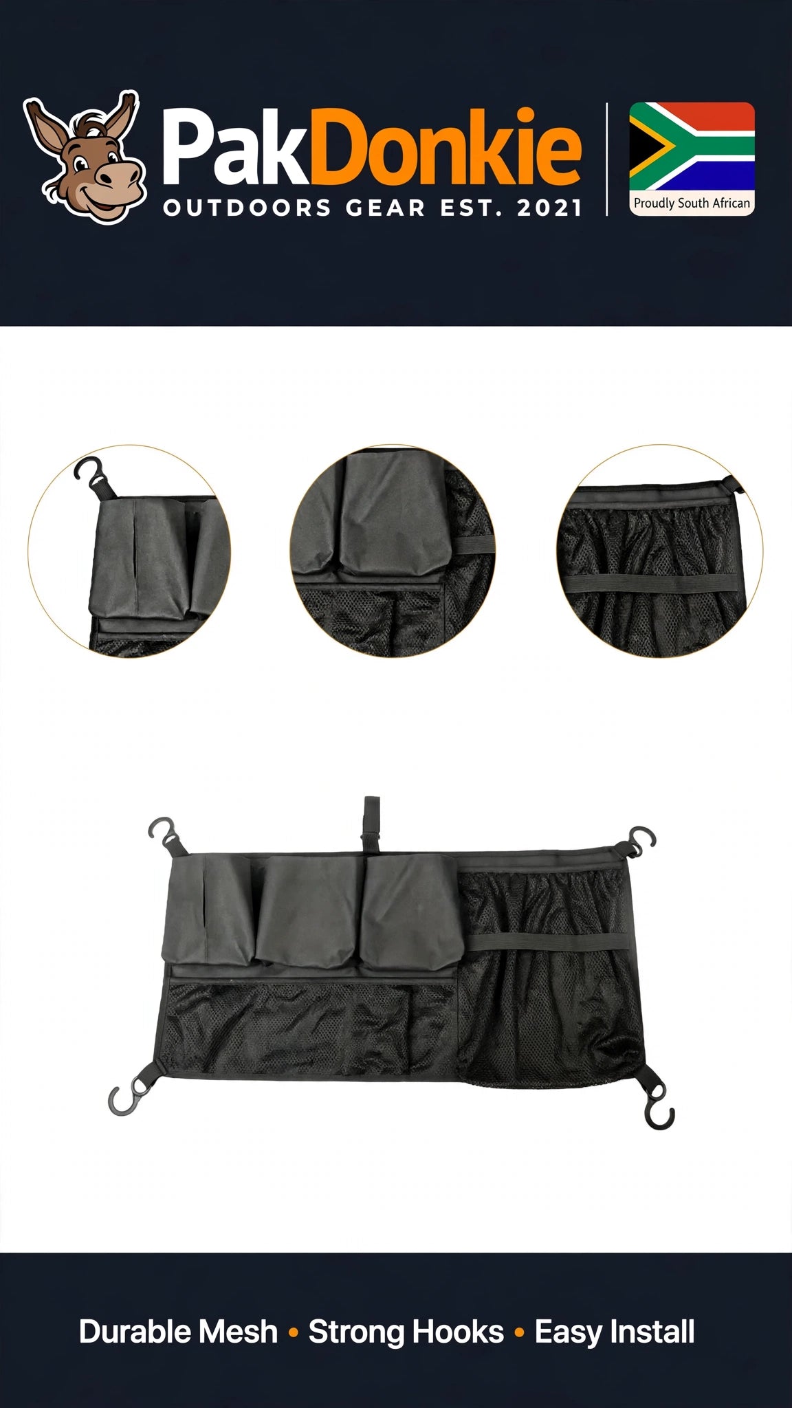 Black Cargo Net & Organiser for WONDERFOLD W-Series