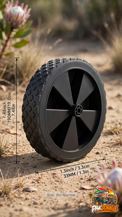 Narrow Wagon Replacement Wheels, Set of 2, 19 cm