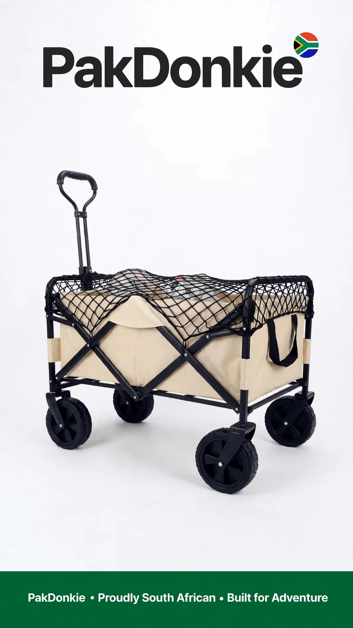 PAKDONKIE Foldable Nylon Cargo Net